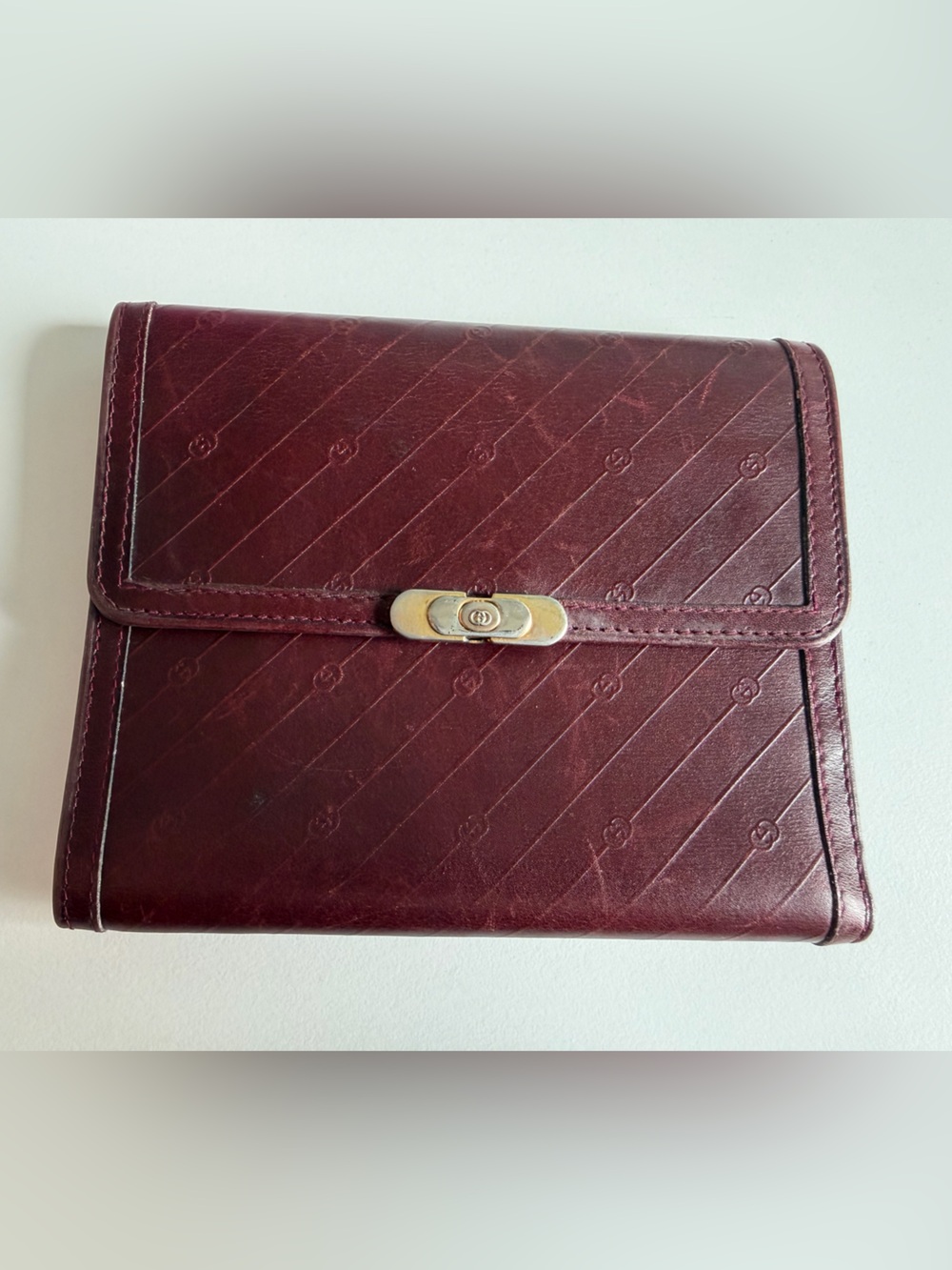 Gucci Burgundy Leather Wallet